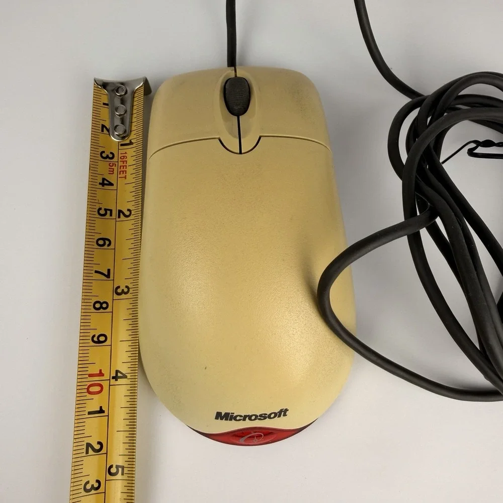 Microsoft Wheel Mouse Optical USB PS/2‎ Compatible Tested Working Vintage
